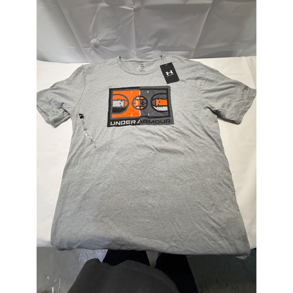 Under Armour Other - Under‎ Armour Mens Basketball Icon SS MFO Graphic T-Shirt Gray Large 1383946 NEW